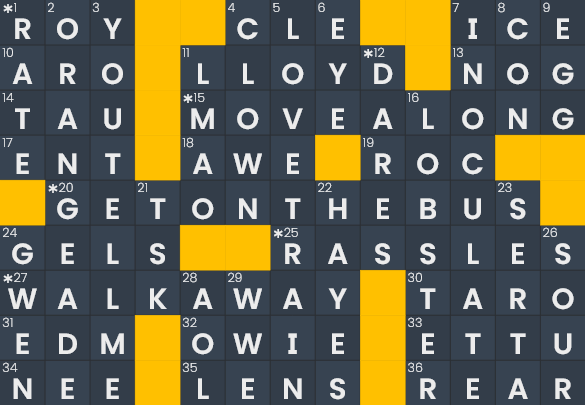 Completed crossword image